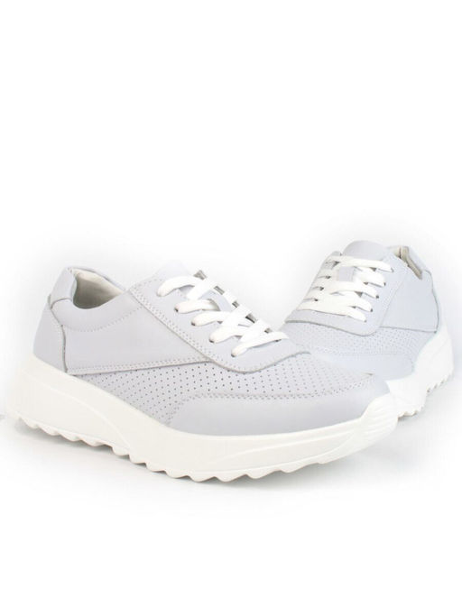 05-SD2-3D GRAY/PURPLE Кроссовки женские (натуральная кожа)