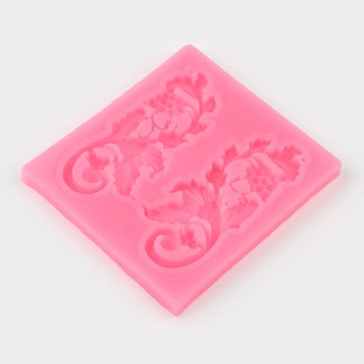 Молд Листья винограда, силикон, 7,7?7 см, цвет розовый - Simaland фото 2