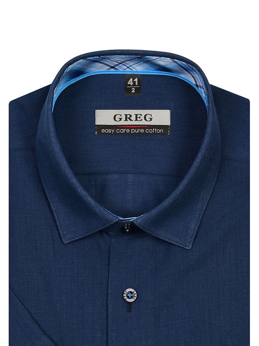 Сорочка мужская короткий рукав GREG 230/201/FLAM/3  фото 3