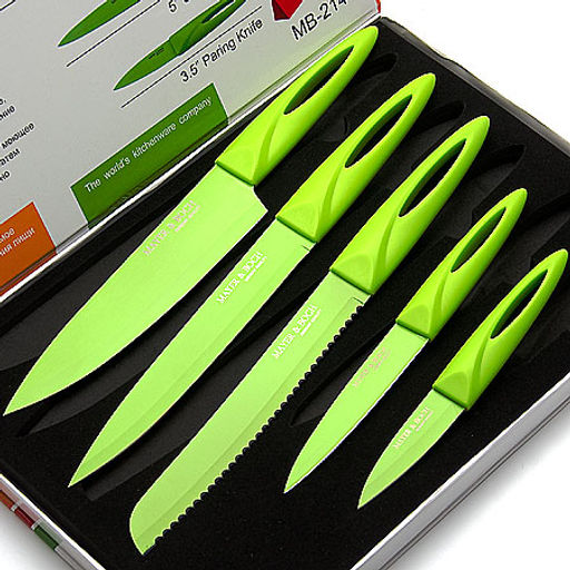 21491 Наб/ножей 5пр антибактериальное покр MB(х12)