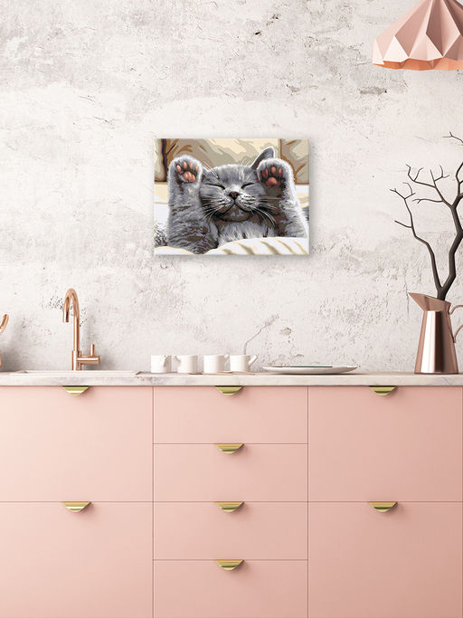 ФРЕЯ PNB/PM-373 Набор для раскрашивания по номерам 40 х 30 см Нежные лапки