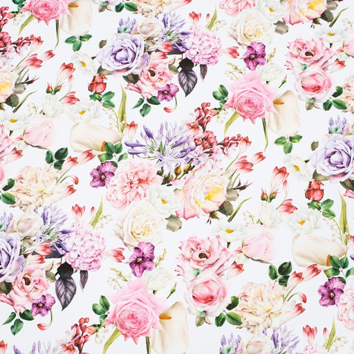 Цена за 10 шт. Бумага упаковочная глянцевая двусторонняя «Букет», 100×70 см