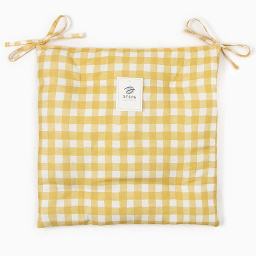 Сидушка на стул Этель Sunbeam 42х42 см, 100% хл, саржа 178 г/м2  фото 3