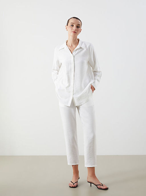 Beli Lastikli Havu? Kesim Kad?n Pantolon