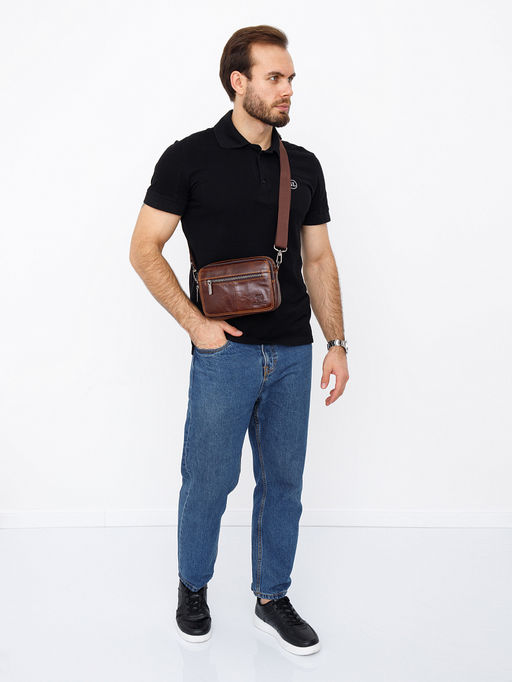 Сумка 8615S brown Fuxhiniao