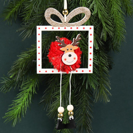 Новогоднее украшение 18 см / HP-96112 /уп 24/480/ микс (Дед Мороз ) - Галеонтрейд фото 3