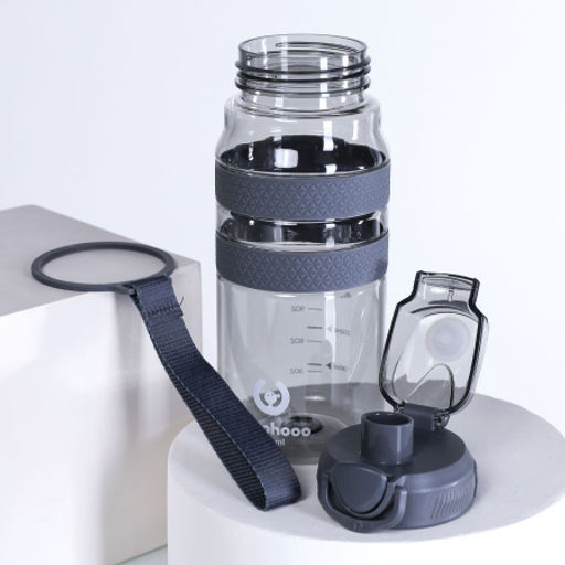 Бутылка для воды спортивная Woohooo H2O цвет Gray 850 ml - Галеонтрейд фото 3