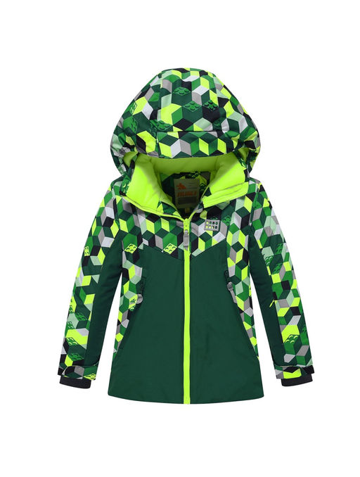 Горнолыжный костюм для мальчика зеленого цвета 9325Z - Valianly фото 2