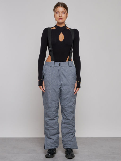 Полукомбинезон горнолыжный CHUNMAI 811Sr женский серый утеплитель 250 г/м² - Mtforce фото 5