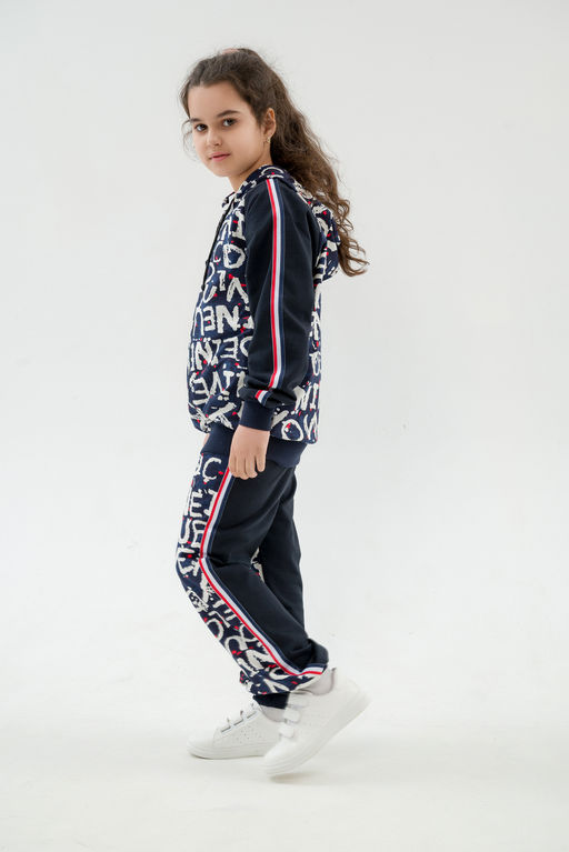 Костюм подростковый из футера 2-хн джемпер и брюки SportLand буквы - Амадэль фото 21