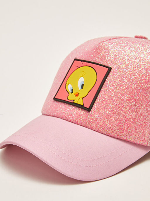 Tweety Lisansl? K?z ?ocuk Kep ?apka - Waikiki фото 3