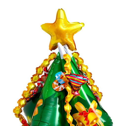 Воздушный шар фольгированный 48" «Большая ёлка, объёмная»