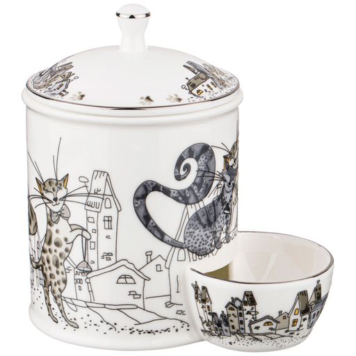 БАНКА ДЛЯ СОЛИ LEFARD КОТИКИ  фото 5