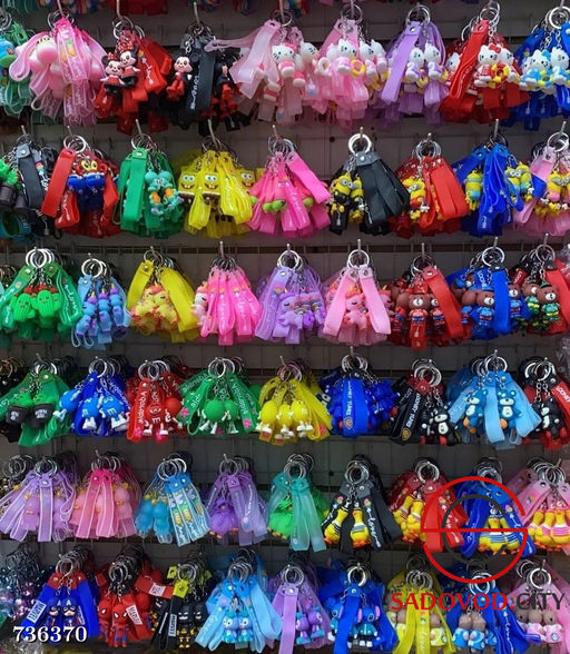 Набор мультяшных брелков, 3 шт