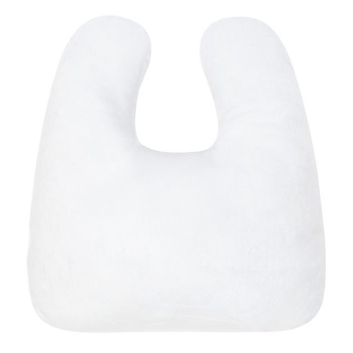 Подушка Этель Зайка белая 48х38см, велюр, 100% п/э фото 2