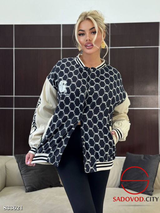 Бомбер с надписью женский - Bruno фото 4