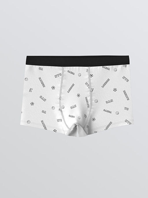 Bask?l? Erkek ?ocuk Boxer 3l? - Waikiki фото 3