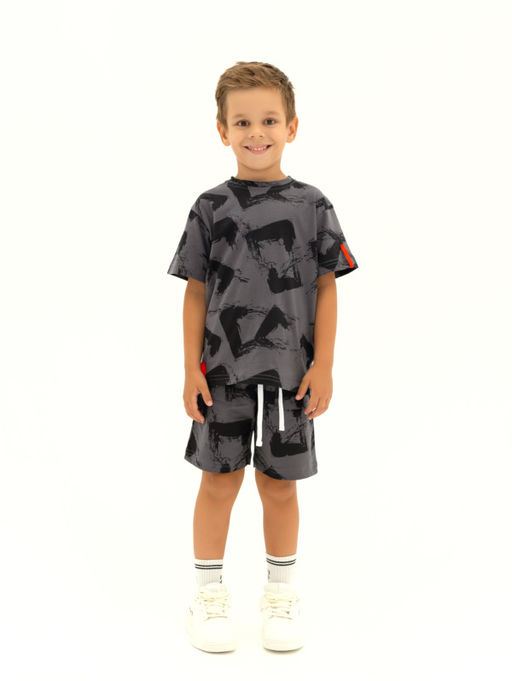 CHILLEASY 220021C-29 Футболка для мальчика, Антрацит