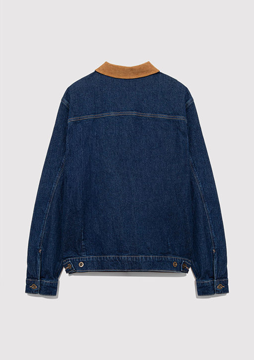 Willy Regenerative Koyu Mavi Denim Jean Ceket  фото 8