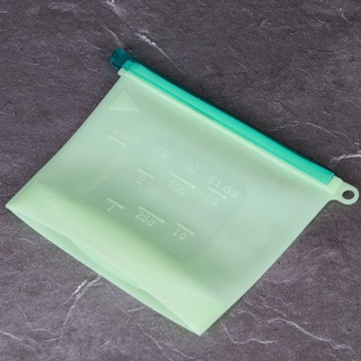 Пакет силиконовый для хранения с герметичной застежкой 500 мл / HR-100 /уп 150/ - Галеонтрейд фото 3