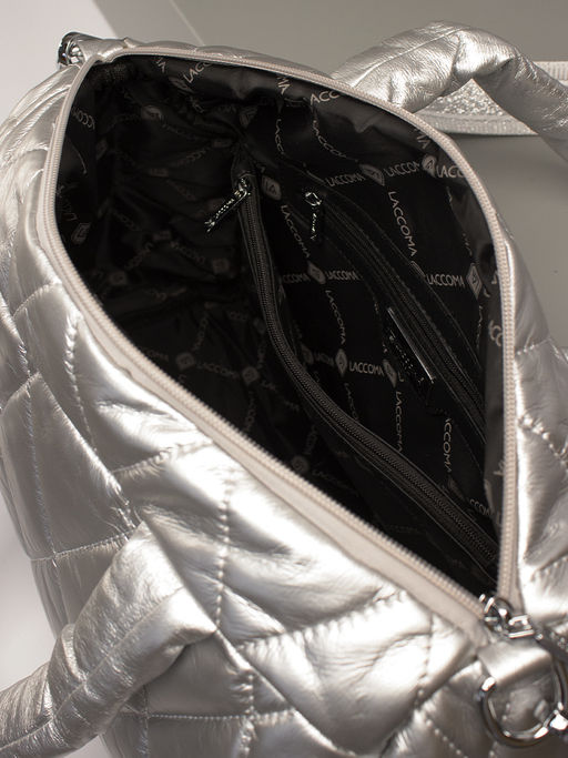 LACCOMA сумка P3336-2-серебристый эко кожа полиэстер