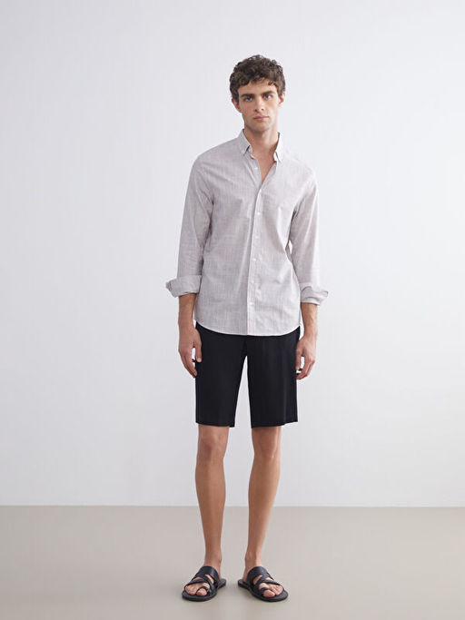 Regular Fit Uzun Kollu Poplin Erkek G?mlek