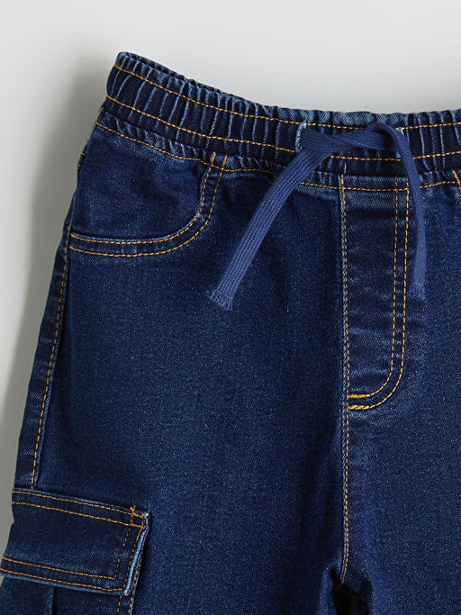 Beli Lastikli Erkek ?ocuk Jogger Jean Pantolon
