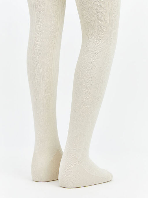 Desenli K?z ?ocuk K?lotlu ?orap 2li