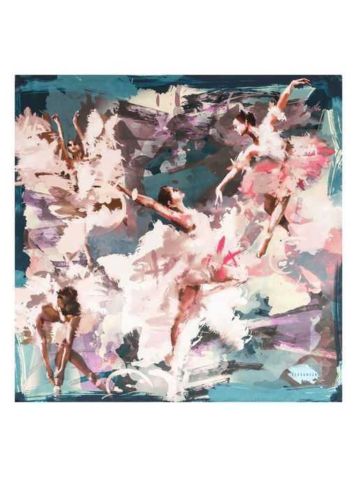 Платок жен. шелк 86х86 SS03-8233-14