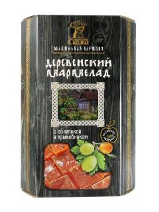 Мармелад желейно-фруктовый резаный С яблоком, крыжовником и облепихой
