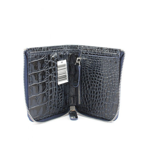 Портмоне мужское Croco-ПР-931 натуральная кожа 1 отд, 4 карм, синий кайман (88) 265288  фото 3