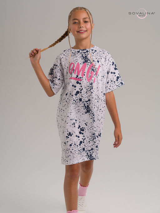 Платье Teen бум синий OMG - Sovalina фото 8