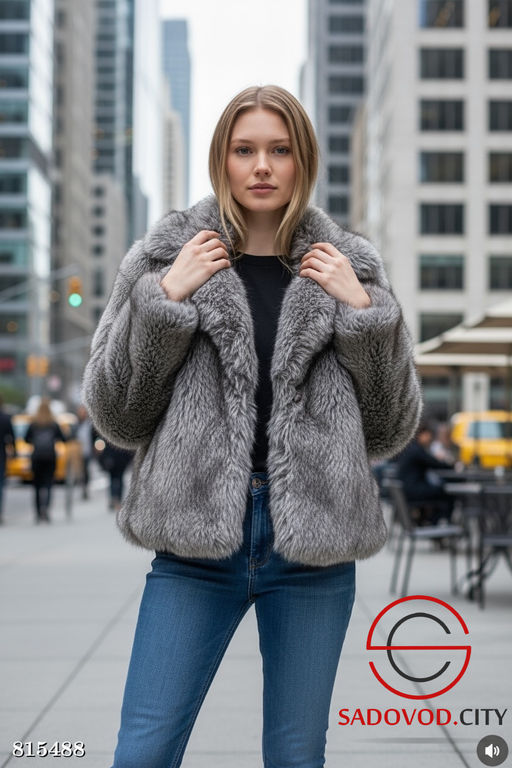 Эко шуба из искусственного меха