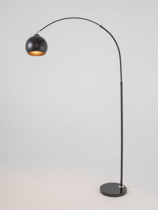 Торшер напольный «Купол», Е27, 40 Вт, чёрный, 28×105×173 см