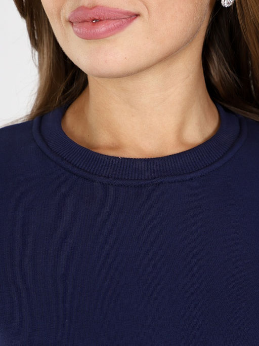 Свитшот женский из футера с начесом Синее Море