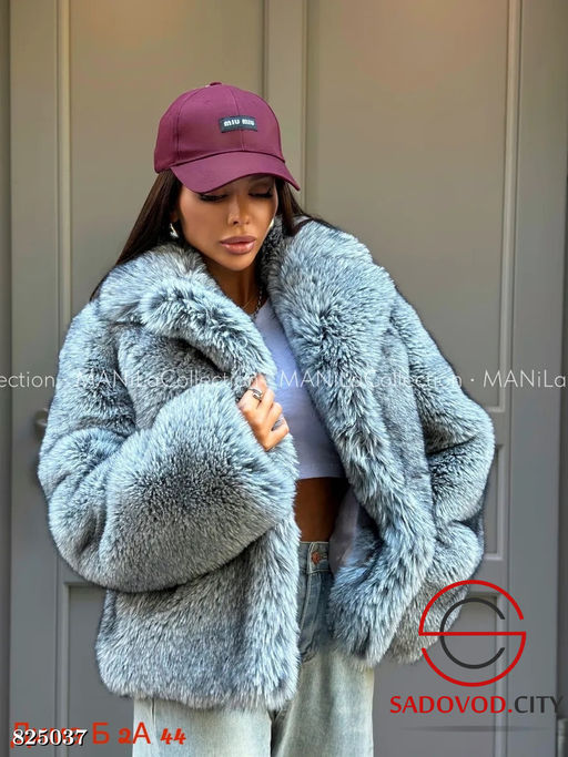 Шуба женская из искусственного меха