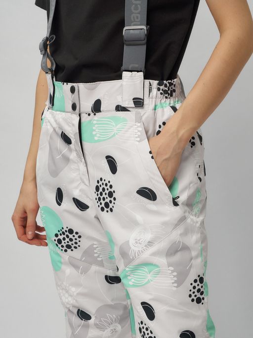 Горнолыжный костюм женский серого цвета 02302-1Sr - Chunmai фото 29