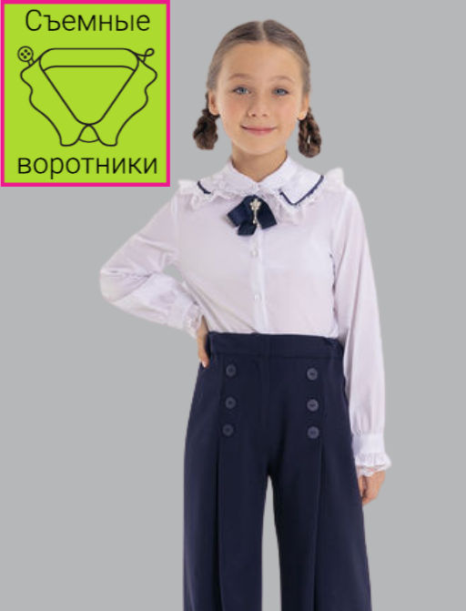 Блузка д/дев. О76121 - Карамелли фото 5