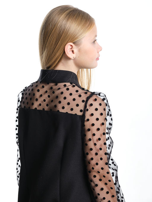 Платье для девочки праздничное нарядная форма детская одежда UD 7848 черный - Mini maxi фото 4