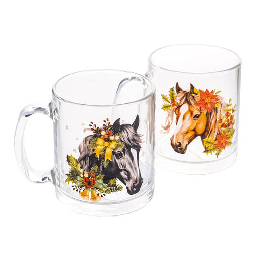 Кружка ЧАЙНАЯ НОВОГОДНИЙ КОНЬ 320мл