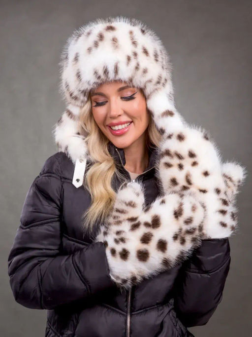 Варежки экомех рысь