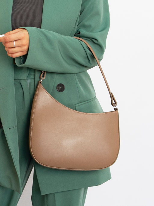 LACCOMA сумка TH859-капучино натуральная кожа полиэстр  фото 3