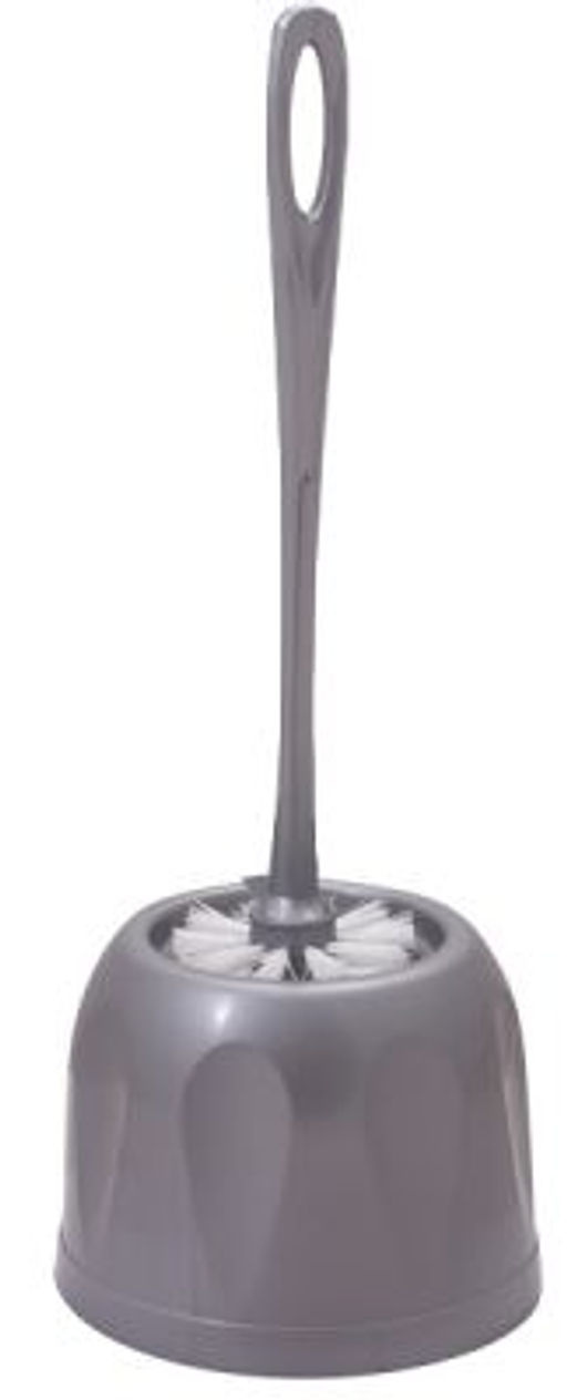 Цена за 2 шт. Комплект WC RocknRoll (ершик + подставка) антрацит SV3000АНТ-30PS