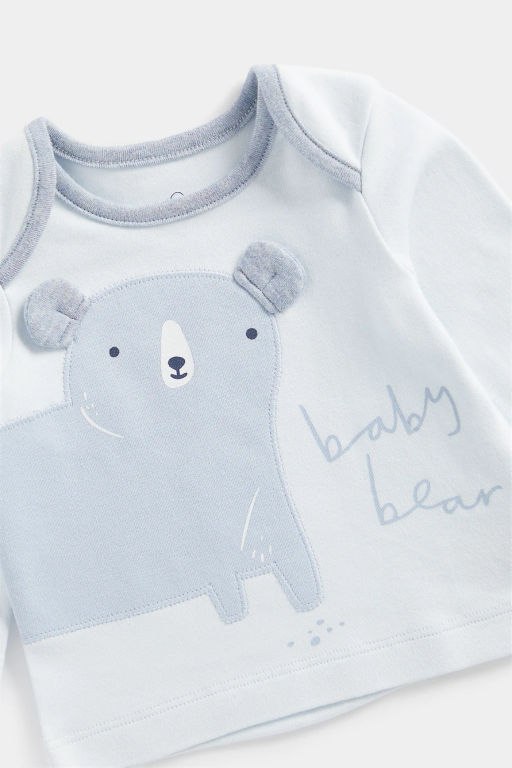 Mothercare / Комплект: ползунки, пижама, боди -2 шт, слюнявчик, шапочка, рукавички-антицарапки