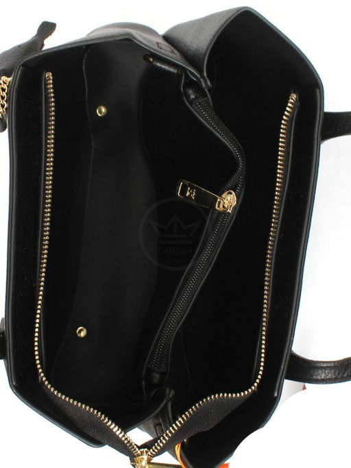 Сумка женская искусственная кожа YDR-3180, 1отд+карм/перег, плечевой ремень, черный SALE 257571 - Adelia фото 8