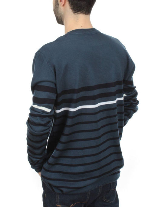 637 BLUE Джемпер мужской (70% акрил, 30% шерсть) - Fashion фото 4