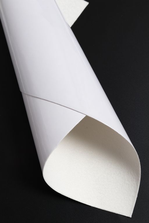 Кожзам лаковый А4 (5 листов) SF-5833, белый №8 - Больше подарков фото 2