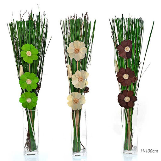 Сухоцвет букет 100 см / 18-50 /уп 100/без вазыА - ГалеонТрейд фото 2