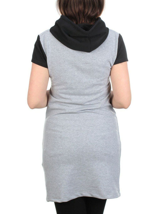 11793 GRAY Туника спортивная женская (100% хлопок) - Фабричный китай фото 5