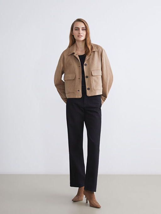 G?mlek Yaka S?et Kad?n Ceket